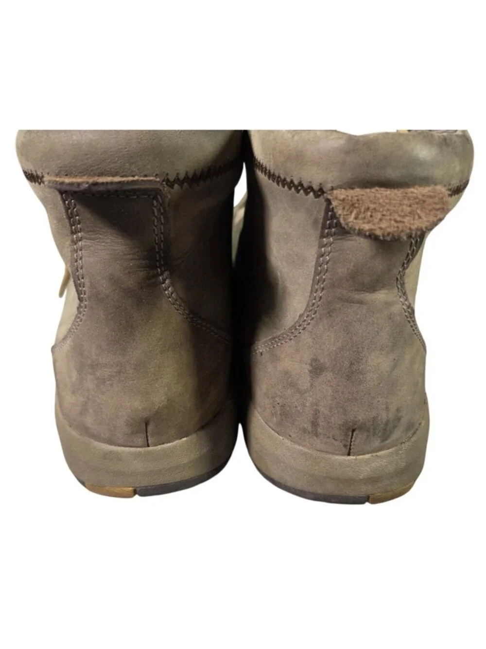 Chaco Brio Moc Toe Moccasin Mens 10 Brown Full Grain Leather Ankle Boots